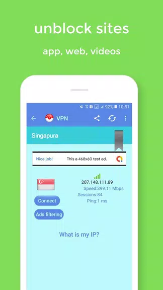 Singapore VPN Proxy - Secure VPN Download Screenshot3