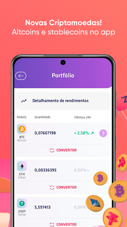 Zro Bank: Seu Banco + Criptos Screenshot2