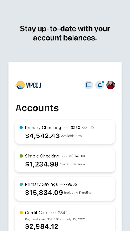 WPCCU Mobile Banking Screenshot3