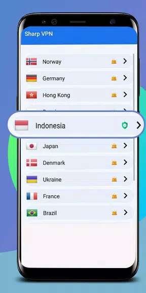 Sharp VPN Unlimited  Free VPN Screenshot1