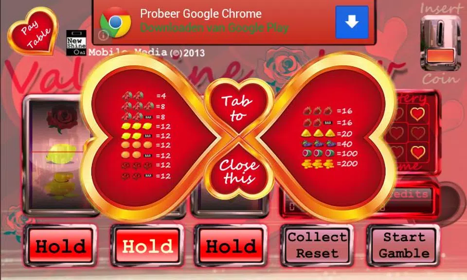 Valentine slot machine free Screenshot4