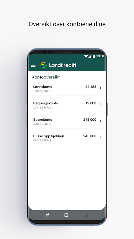 Landkreditt Bank Mobilbank Screenshot1