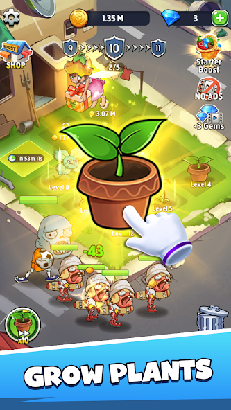 Merge Plants – Monster Defense Mod Screenshot1