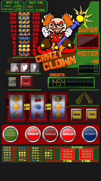 slot machine crazy clown Screenshot3