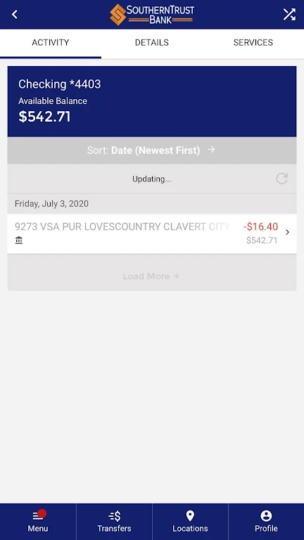 SouthernTrust Bank Mobile Screenshot3