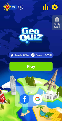 Geo Quiz: World Geography, Maps & Flags Trivia Screenshot1