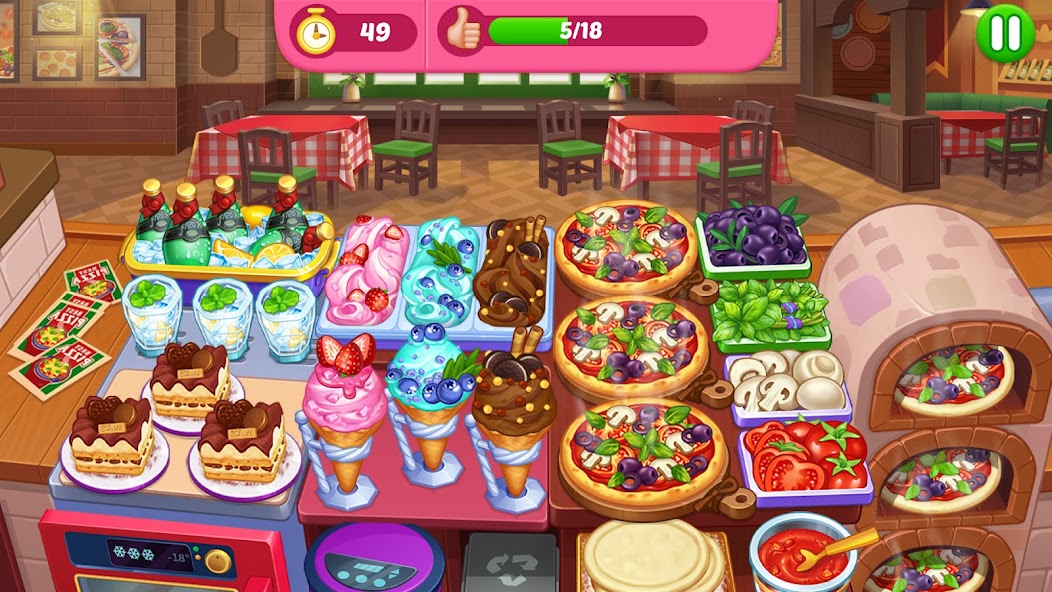 Crazy Cooking Diner: Chef Game Mod Screenshot2