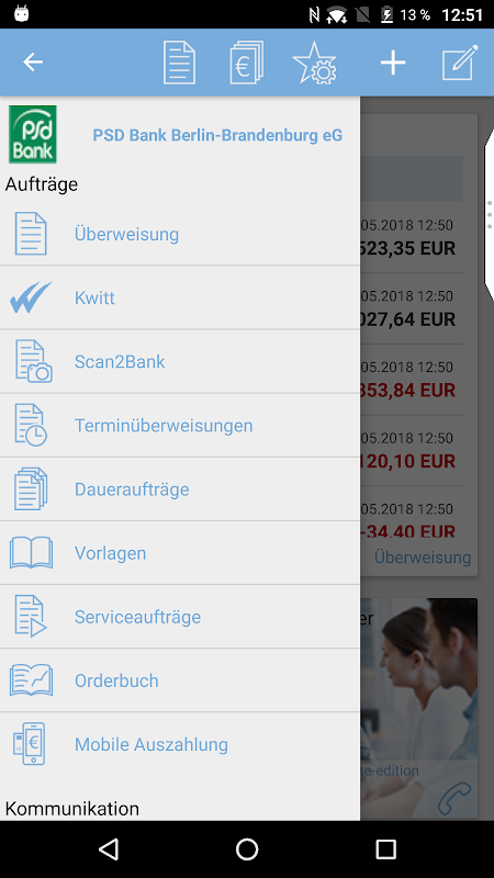 PSD Banking Classic Screenshot4