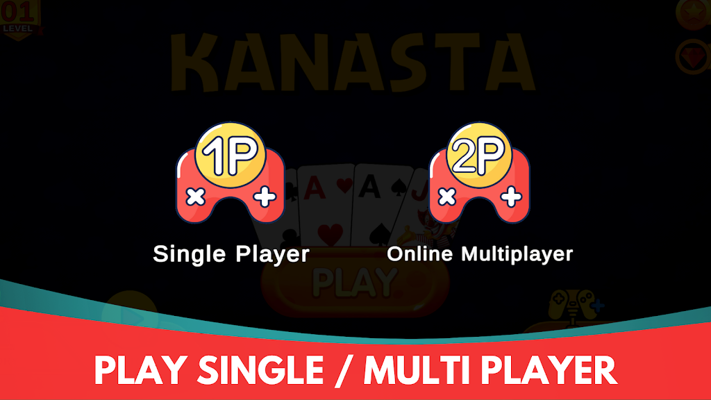 Kanasta : Online Card Game Screenshot3