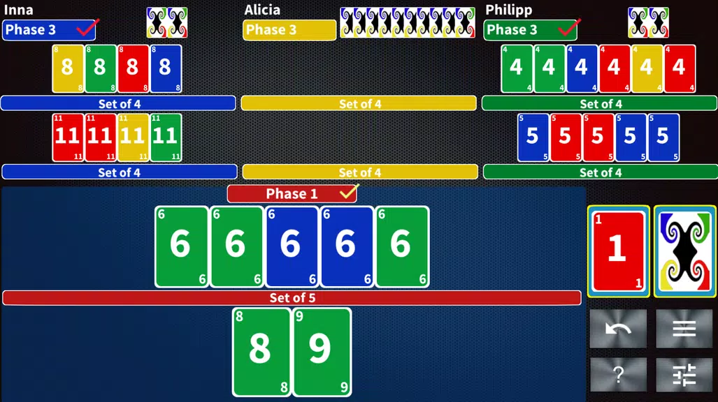 Phase Rummy card game Screenshot1