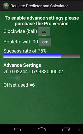 Roulette Predictor &Calculator Screenshot3