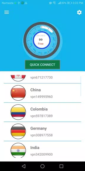 tVPN - Free VPN Screenshot1