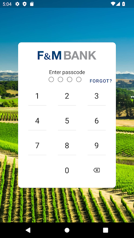 F&M Bank EZ Banking Screenshot1