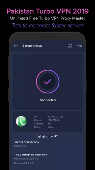 Pakistan VPN 2019 - Unlimited Free VPN ProxyMaster Screenshot4