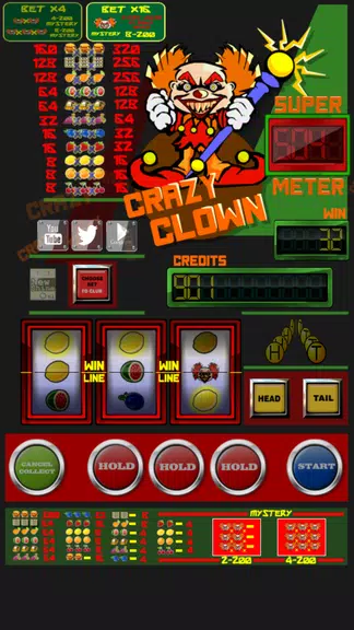 slot machine crazy clown Screenshot1