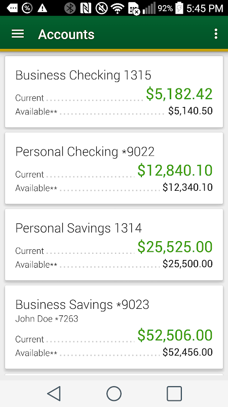 HFB Mobile eBanking Screenshot2