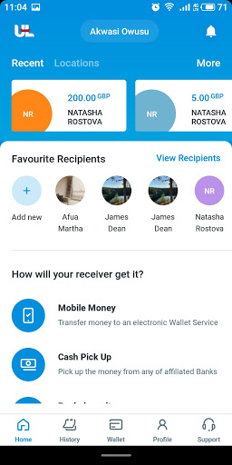 UnityLink - Money Transfer Screenshot2