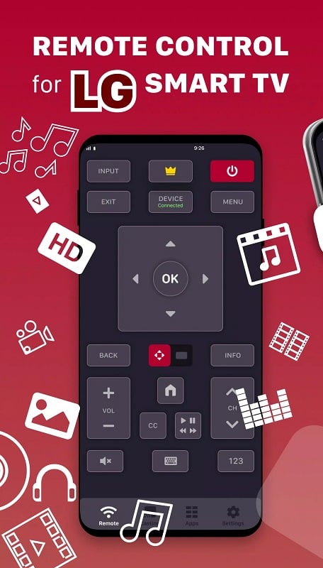 Smart TV Remote: Smart ThinQ Screenshot2