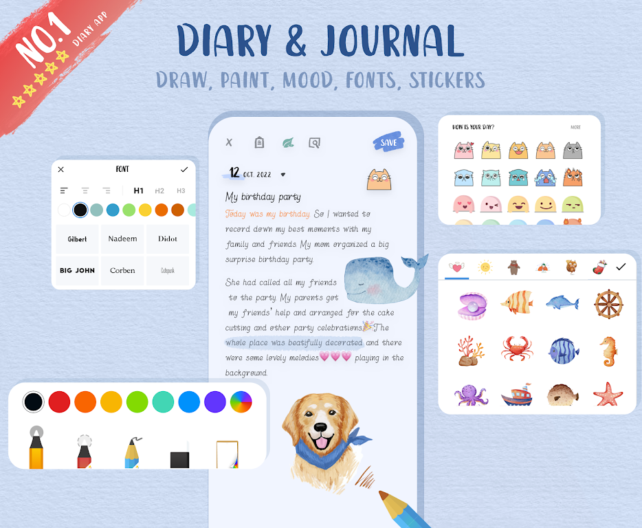 My Diary – Daily Diary Journal Mod Screenshot1