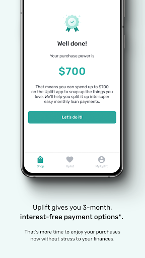 Uplift - Buy Now, Pay Later Screenshot3