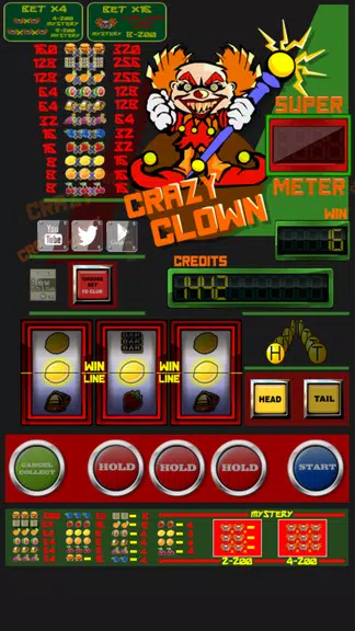 slot machine crazy clown Screenshot4