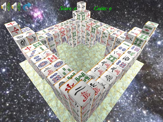 Mahjong 3D Cube Solitaire Screenshot2