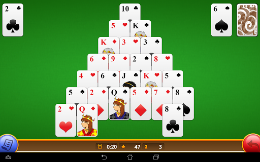 Classic Pyramid Solitaire Free Screenshot2