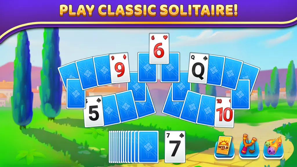 Puzzle Solitaire - Tripeaks Escape with Friends Screenshot1