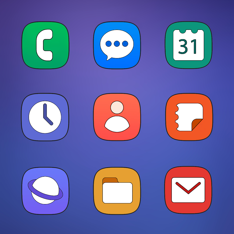 One UI HD – Icon Pack Mod Screenshot1