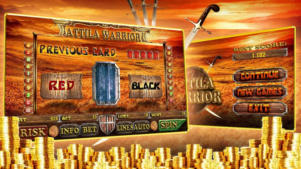 Attila Warrior slot Screenshot2