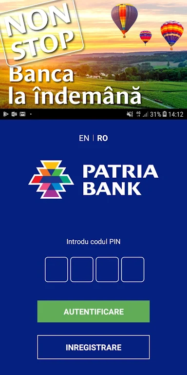 Patria Mobile Banking Screenshot1