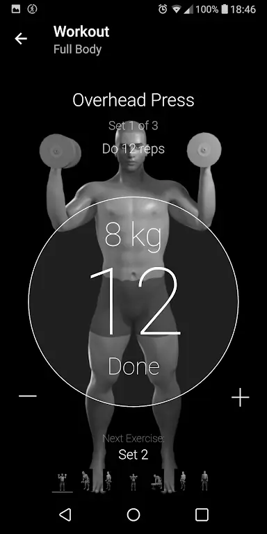 Dumbbell Home Workout Mod Screenshot2