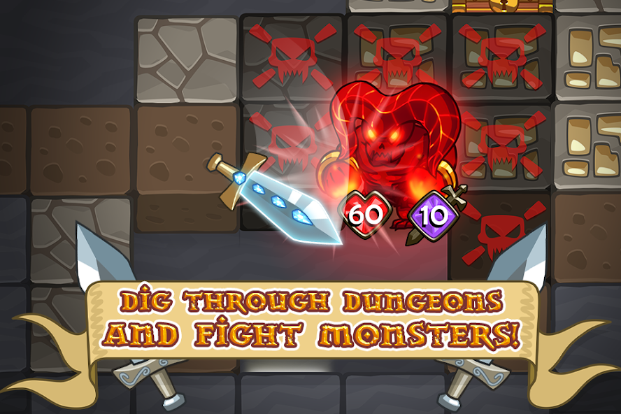 Mine Quest: Battle Dungeon RPG Mod Screenshot3