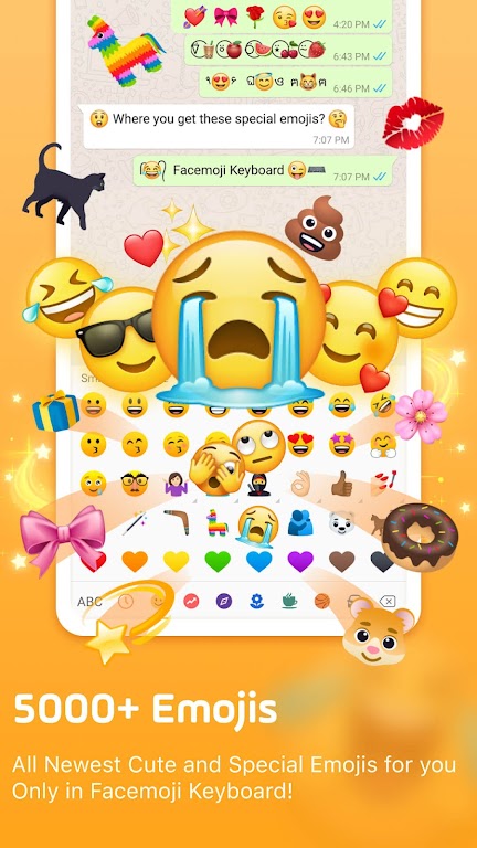 Facemoji Emoji Keyboard & Font Mod Screenshot2