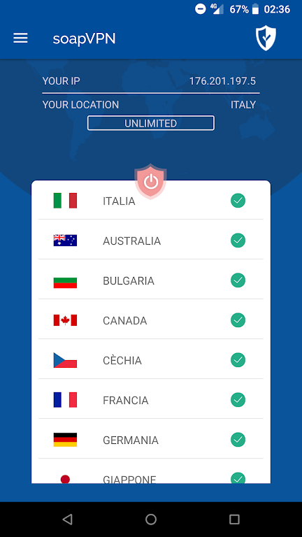 VPN Free - soapVPN Screenshot1