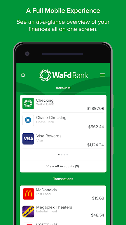 WaFd Bank Screenshot1