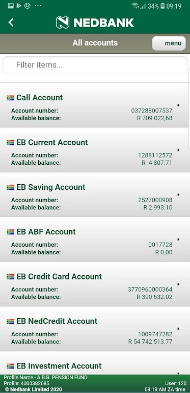 Nedbank AppSuite Screenshot3