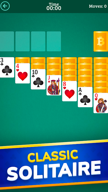 Bitcoin Solitaire - Get Real Bitcoin Free! Screenshot1