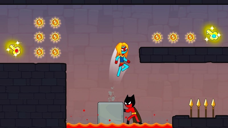 Stickman Red boy and Blue girl Screenshot3