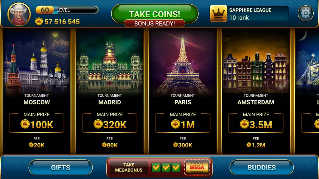 Poker Championship Tournaments Screenshot1