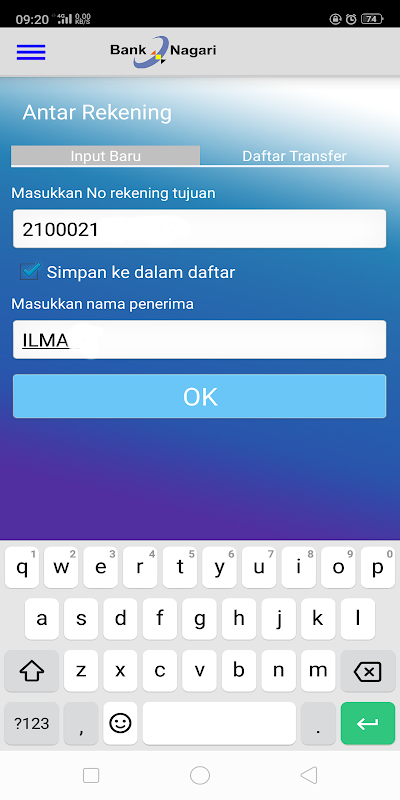 Nagari SMS Banking Screenshot3