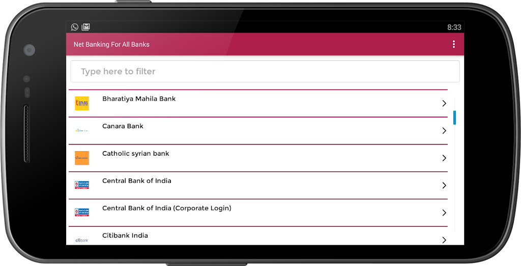 Net Banking App for All Indian Banks Screenshot4