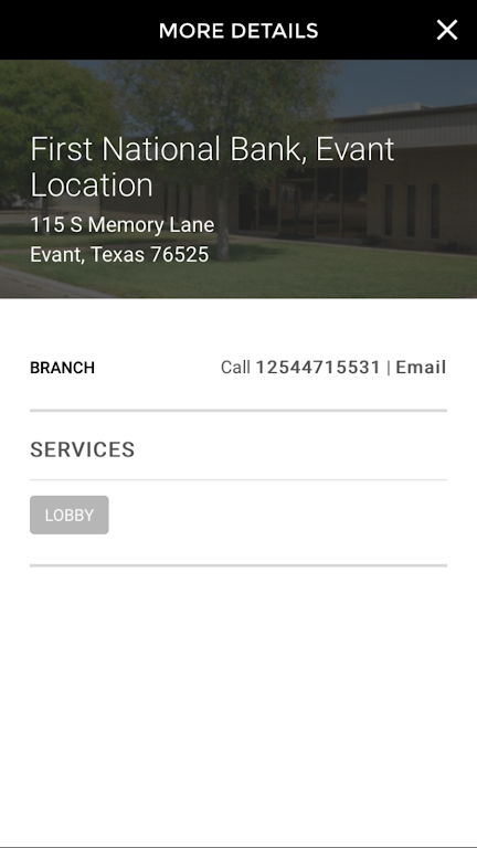 First National Bank - Evant Screenshot3