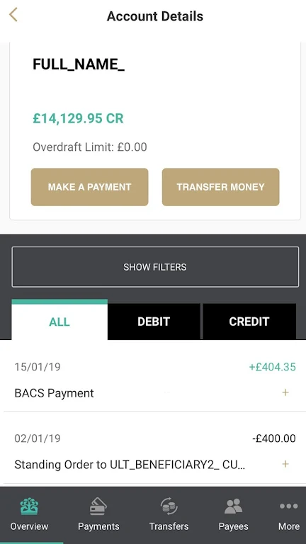 Weatherbys Mobile Banking Screenshot2