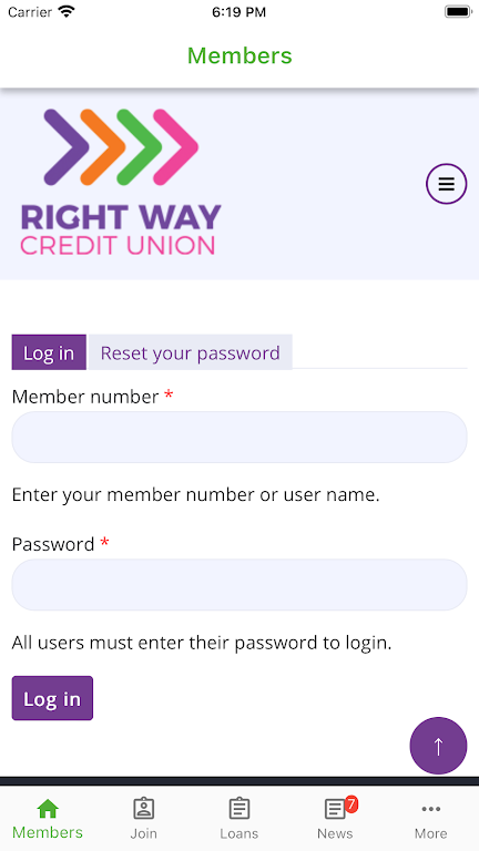 Right Way Credit Union Screenshot1