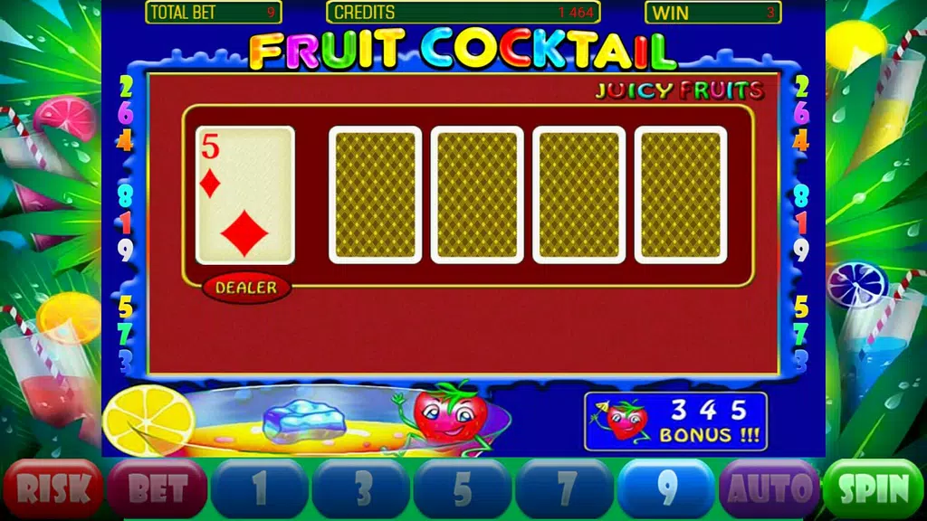 Fruit Cocktail Deluxe Slot Screenshot2