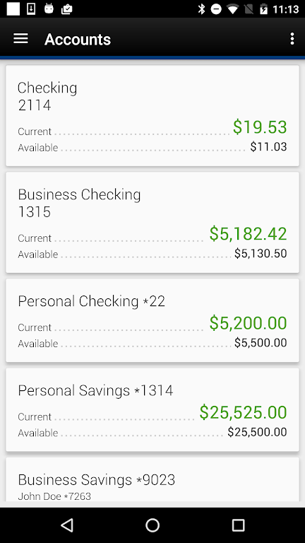 FAIRWINDS Mobile Banking Screenshot1