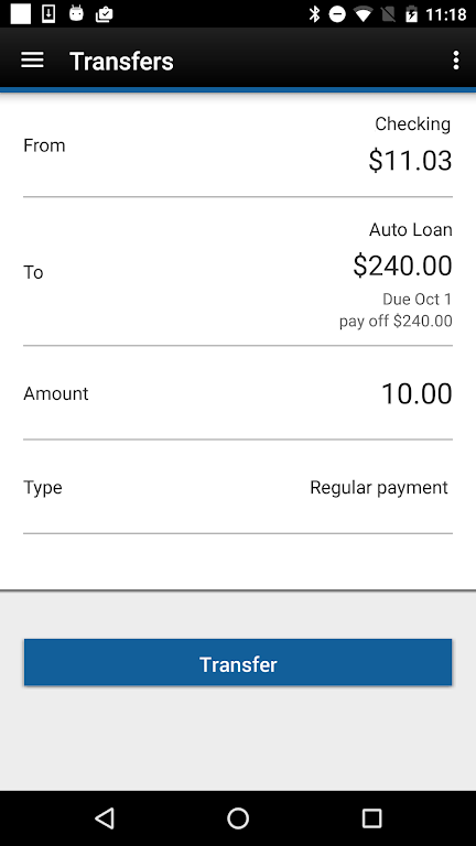 SFCU Mobile Banking Screenshot2