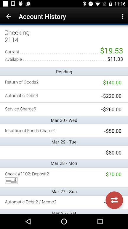 FAIRWINDS Mobile Banking Screenshot2