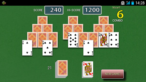 Tri Peaks Solitaire Screenshot2